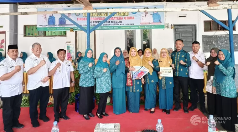 Ikut Lomba Tingkat Provinsi, Tim Evaluasi Kunjungi Posyandu Melur Desa Sipaku Area Asahan