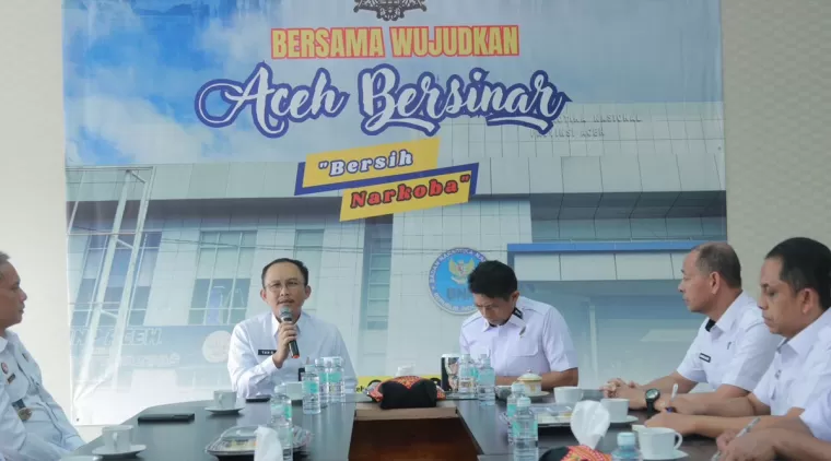 Kakanwil Ditjenpas Aceh Audiensi dengan BNNP Aceh untuk Perkuat Koordinasi Pemberantasan Narkoba di Lapas dan Rutan