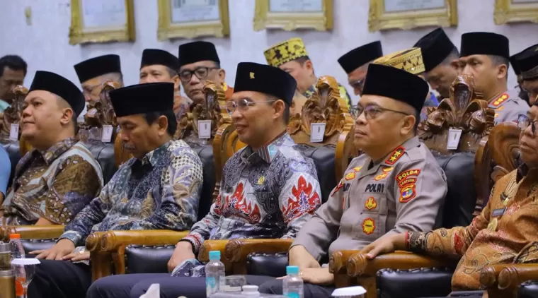 Kapolda Lampung Hadiri Peringatan Isra' Mi'raj Nabi Muhammad SAW 1446 H