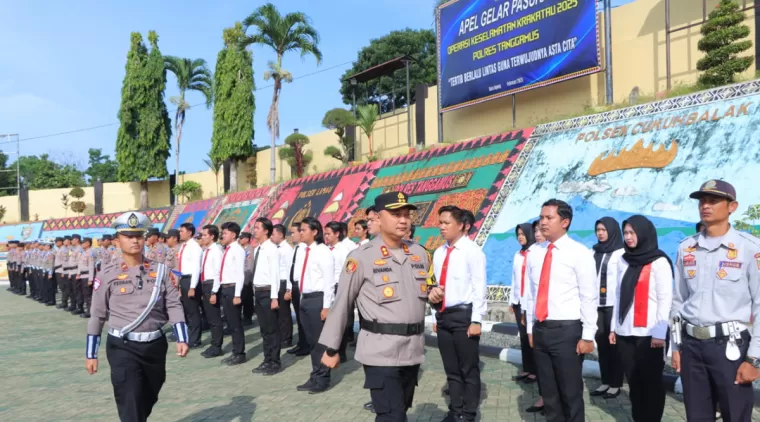 Kapolda Lampung Tekankan Pentingnya Operasi Keselamatan Krakatau 2025 dalam Amanat Kapolres