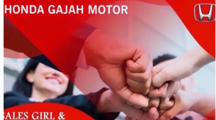 Kesempatan Berkarir di Honda Gajah Motor! Lowongan Sales Girl &amp; Sales Executive