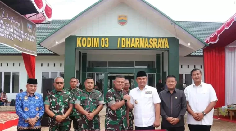 Ketua DPRD Hadiri Penyerahan Bangunan Kodim Persiapan Dharmasraya