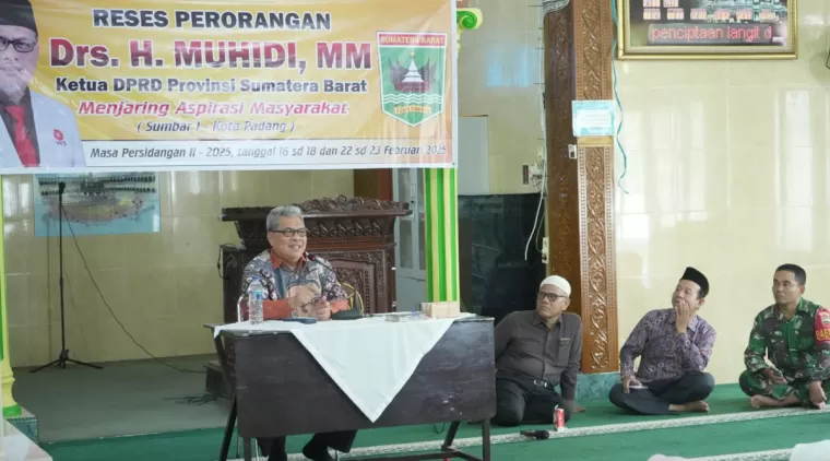 Ketua DPRD Sumbar Muhidi Tampung Aspirasi Warga Padang Timur, Soroti Perbaikan Jalan dan Program UMKM