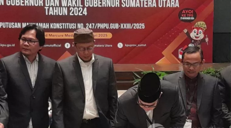 KPU Sumut Tetapkan H Surya BSc Sebagai Wagubsu Terpilih Periode 2025-2030