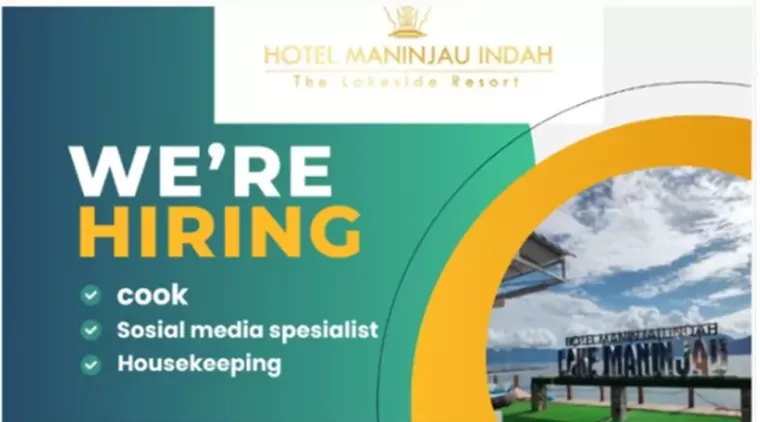 Lowongan Kerja Hotel Maninjau Indah Februari 2025, Dibuka Posisi Cook, Sosial Media Spesialist, dan Housekeeping!