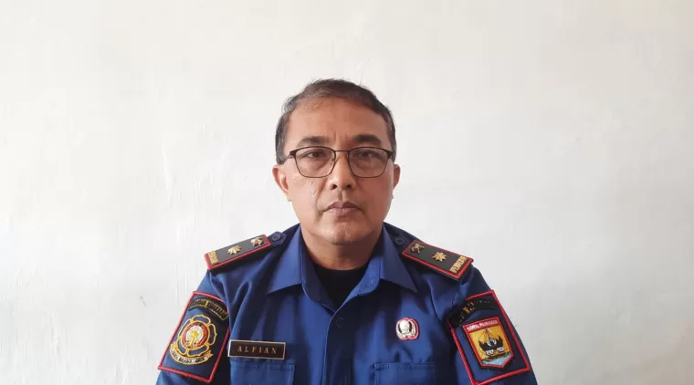 Alfian Kadis Pol PP dan Damkar Kota Pariaman.