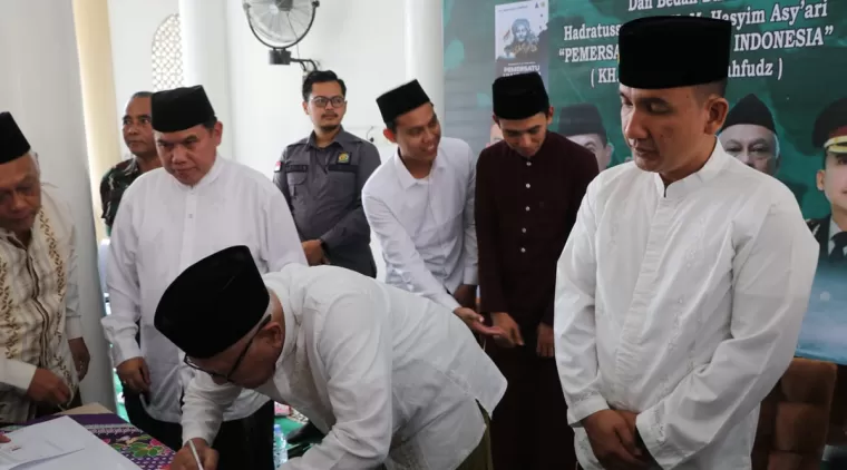 Pererat Hubungan dengan Ulama, Kapolres Lebak Hadiri Peresmian Pondok Pesantren dan Bedah Buku Tokoh Islam Nasional