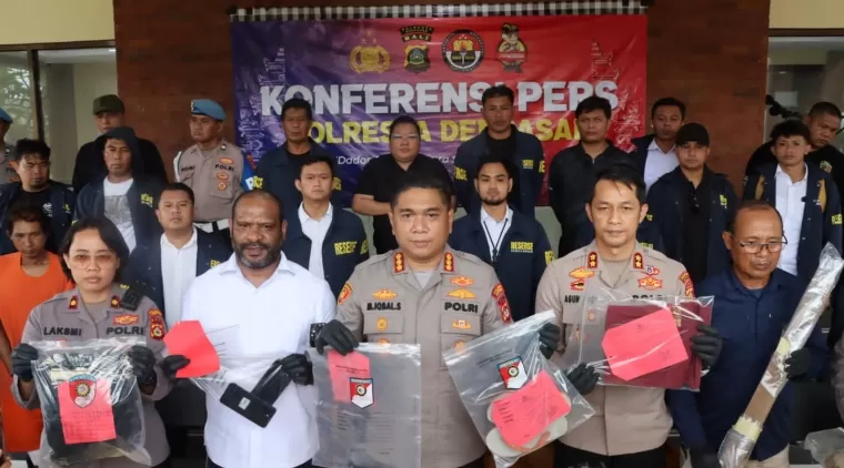 Polisi Amankan Pembunuhan Di Jalan Pura Demak Denpasar, Pelaku Di Bawah Pengaruh Narkoba