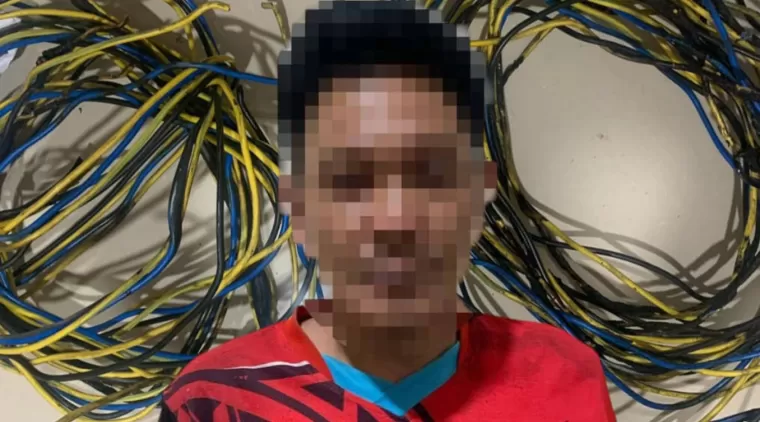 Polres Lampung Selatan Ungkap Kasus Pencurian Kabel di PT CPP