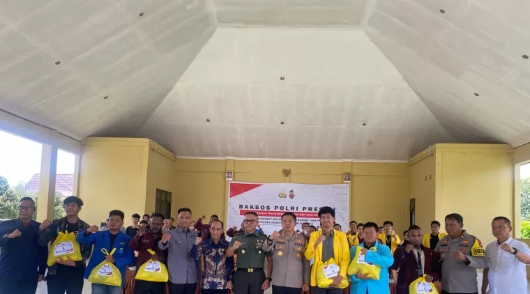 Polres Ogan Ilir Gelar Baksos Bersama Mahasiswa untuk Wujudkan Harkamtibmas Kondusif Menjelang Ramadan