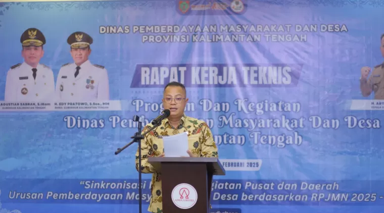 Rakernis Dinas PMD Kalteng 2025, Sinkronisasi Program untuk Desa Maju dan Berdaya Saing