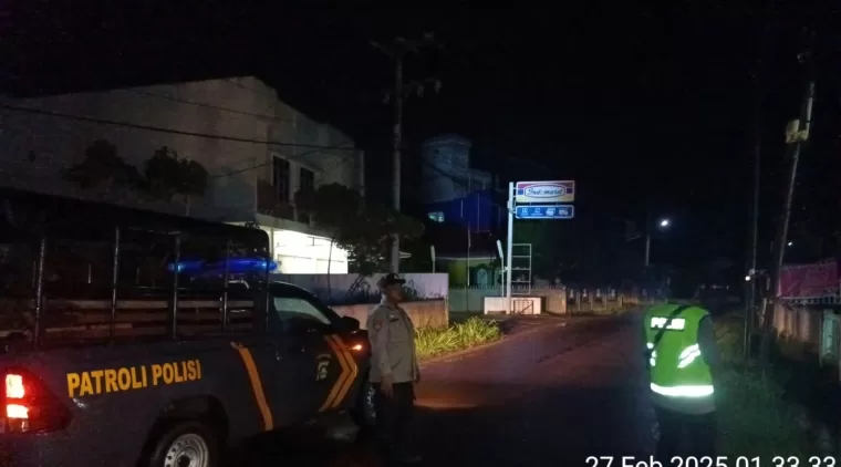 Rawan Tindak Pidana Pencurian pada Malam Hari, Polsek Indralaya Tingkatkan Intensitas Patroli