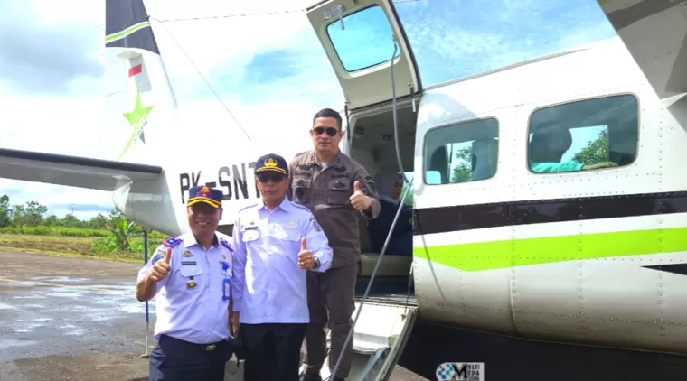 Smart Aviation Mendarat Perdana di Bandara Dirung, Murung Raya Siap Perluas Akses Udara