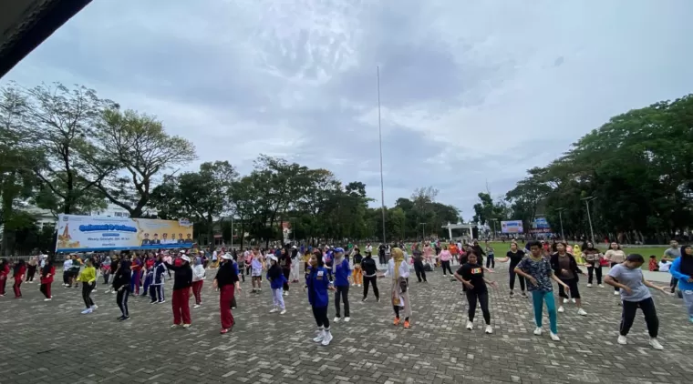 Tumpah ruah, kegiatan Minggu Bugar KORMI Kota Pematangsiantar