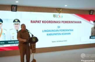 Bupati Asahan Pimpin Rakorpem Bulan Februari 2025