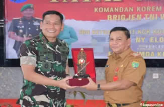 Danrem 102/Panju Panjung Kunjungi Kodim 1012 Buntok, Perkuat Sinergi TNI dan Pemkab Barsel