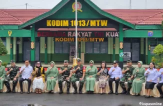 Danrem 102/Panju Panjung Kunjungi Makodim 1013 Muara Teweh, Pj Bupati Mura dan Barut Sambut Hangat