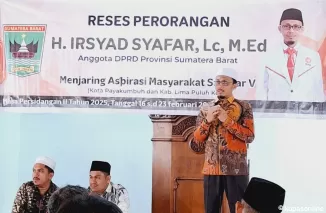 DPRD Sumbar Serap Aspirasi Warga Pangkalan dalam Reses di Masjid Amaliyah