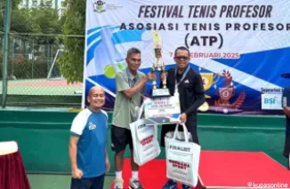 Ganda Tenis UNP Raih Runner-up di Kejurnas ATPI 2025