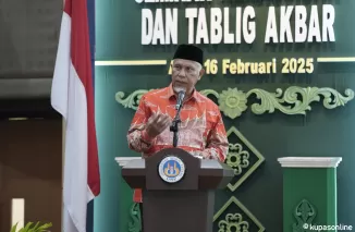 Gubernur Mahyeldi Dampingi Ketua DMI M. Jusuf Kalla dalam Gelaran Tabligh Akbar dan Seminar Menyambut Ramadhan di UNP