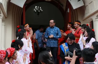 Hadiri HUT Ke-105 Gedung Gereja Zebaoth Bogor, Wamendagri Bima Arya Tegaskan Komitmen Pemerintah Perkuat Toleransi