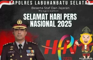 HUT Pers Nasional,Kapolres Labusel : Selamat Kepada Seluruh Insan Pers,Pers Mengawal Ketahanan Pangan Kemandirian Bangsa