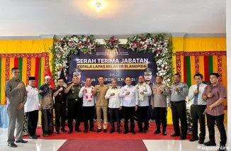 Kakanwil Ditjenpas Aceh Hadiri Sertijab Kalapas Blangpidie: Perkuat Kolaborasi dan Sinergitas