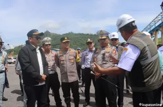 Kakor Lantas Polri Tinjau Kesiapan Operasi Ketupat Krakatau 2025 di Pelabuhan Bakauheni