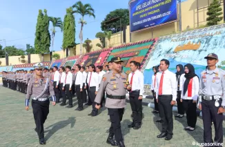 Kapolda Lampung Tekankan Pentingnya Operasi Keselamatan Krakatau 2025 dalam Amanat Kapolres