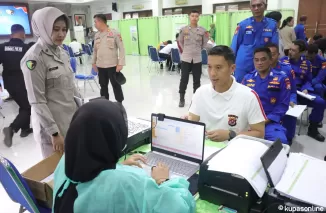 Kapolres Cilegon Polda Banten Melaksanakan Rikkes Berkala Tahun 2025