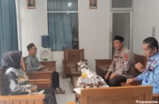 Kapolsek Muara Kuang Iptu Rangga Sambangi Desa Kasah