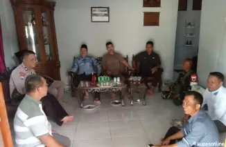 Kapolsek Muara Kuang Sambangi Desa kayu ara Jaga Kamtibmas Diwakilkan Bhabinkabtimas