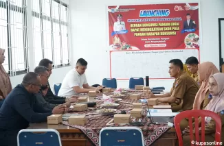 Komisi B DPRD kota Payakumbuh ketika menggelar rapat dengar pendapat dengan Dinas Ketahanan Pangan (Ketapang) kota Payakumbuh, di ruang komisi B, Senin 10 Februari 2025.