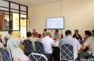 Saat kunjungan kerja Komisi iV DPRD Sumbar ke BPBD Kota Pariaman.