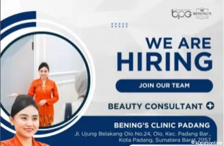 Lowongan Kerja Beauty Consultant di Bening's Clinic, Kesempatan Emas untuk Berkarier di Dunia Kecantikan!