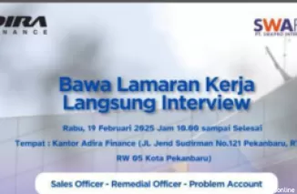 Lowongan Kerja PT. Swapro International Februari 2025, Bergabunglah Sebagai Sales Officer, Remedial Officer, atau Problem Account