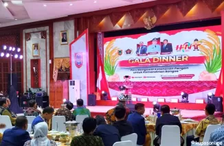 Murung Raya Hadiri Gala Dinner Peringatan HPN ke-79 di Banjarmasin