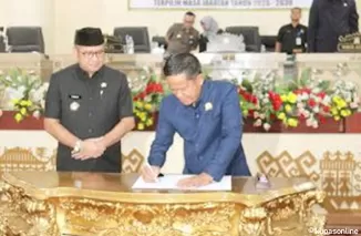 Paripurna DPRD Tulang Bawang Umumkan Bupati dan Wakil Bupati Terpilih 2025-2030