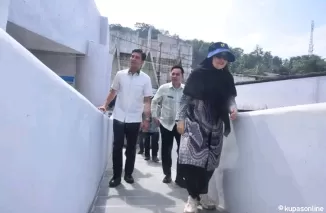 Pejabat Walikota dan Wakil Walikota Terpilih, Meninjau Terminal Baru Kota Sawahlunto