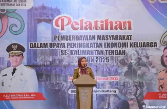 Pemprov Kalteng Selenggarakan Pelatihan Pemberdayaan Ekonomi Keluarga Tahun 2025