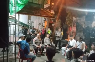 Peran Generasi Muda dalam Keamanan Nyepi, Kapolsek Dentim Beri Arahan STT Yowana Sraya