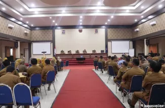 Perkuat Koordinasi Antar-SKPD, Wawako Payakumbuh Gelar Rakor Perdana, bertempat di aula kantor Balaikota Payakumbuh Senin 24 Februari 2025.