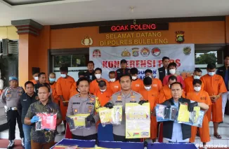 Polres Buleleng Berhasil Mengungkap 17 Pelaku  Kejahatan Narkotika dalam Operasi Antik 2025