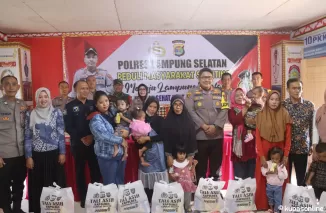 Polres Lampung Selatan Gelar Kegiatan "Jumat Berkah" Untuk Peduli Stunting