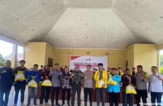 Polres Ogan Ilir Gelar Baksos Bersama Mahasiswa untuk Wujudkan Harkamtibmas Kondusif Menjelang Ramadan