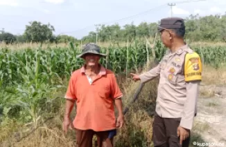 Polsek Muara Kuang Dukung Ketahanan Pangan Program Presiden Prabowo