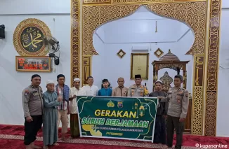 Polsek Sungai Rumbai Gencarkan Gerakan Sholat Subuh Berjamaah di Masjid Ar-Rahman