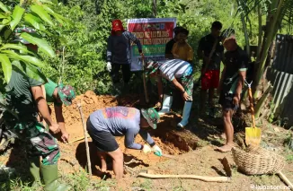 Satgas TMMD ke 123 Kodim 0319/Mentawai, Tidak Hanya  Membangun Infrastruktur Juga Membangun MCK