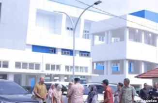 Gedung RSUD Serambi Madinah Kota Solok yang rencananya akan diresmikan Menteri Kesehatan RI, Senin 17 Februari 2025