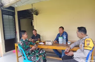 Tingkatkan Sinergitas TNI-POLRI, Polsek dan Koramil  Terus Kompak Patroli Bersama